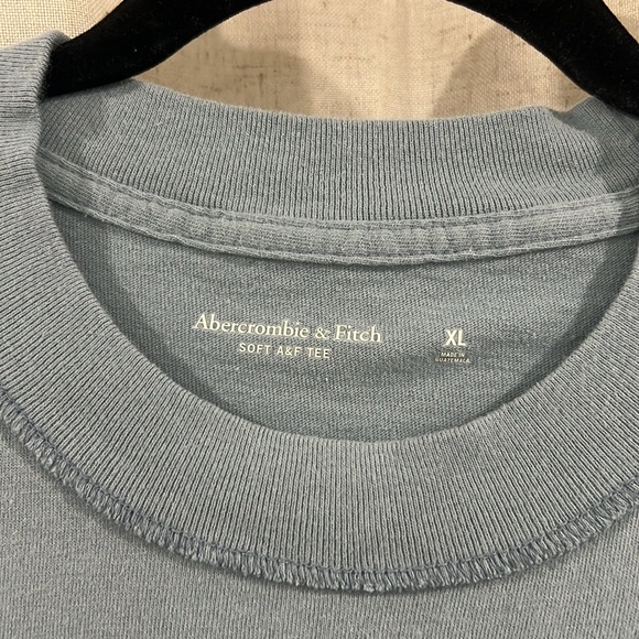 Abercrombie & Fitch X-Large oversize t-shirt powder blue - Picture 4 of 4